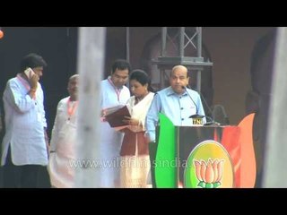 BJP's Vikas Rally at Japanese Park, Rohini, Delhi