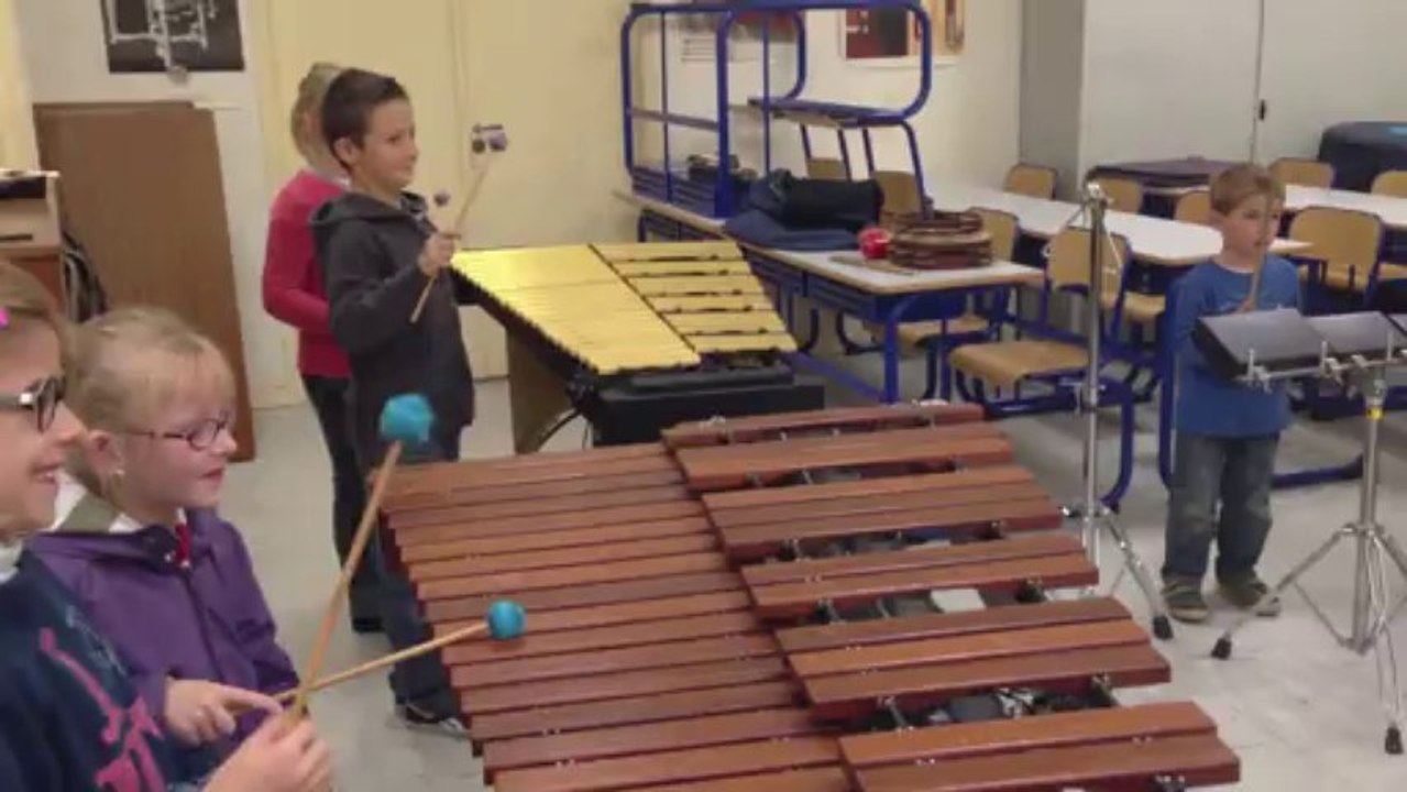 école de musique atelier percussion