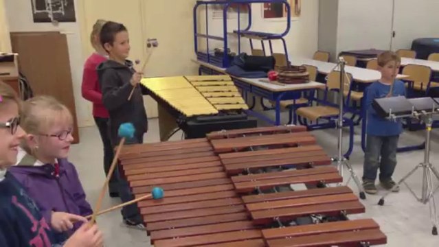 école de musique atelier percussion
