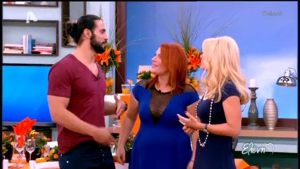 Η Ελένη Μενεγάκη υποδέχεται τον Γιώργο Παράσχο