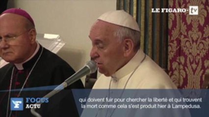 Lampedusa : "Une journée de pleurs", déclare le pape François