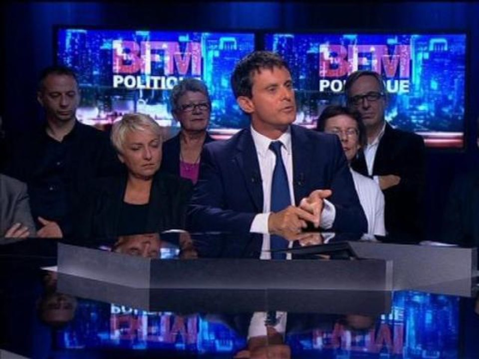 Roms: 65% des Français soutiennent de Manuel Valls - 03/10