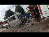 Gravel truck accident buries bus passengers, kills 18 in Russia
