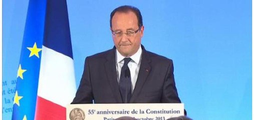 Hollande: "Je n'ai jamais été favorable à une VIe République" - 03/10