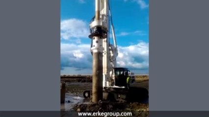 ERKE Dış Ticaret ltd., Soilmec SR-80C Piling Rig Start Up - Aytu İnşaat - www.erkegroup.com