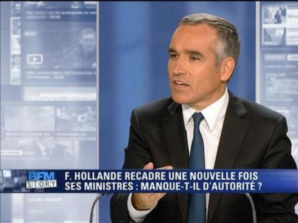 BFM Story: François Hollande recadre son gouvernement après la polémique sur les Roms - 02/10