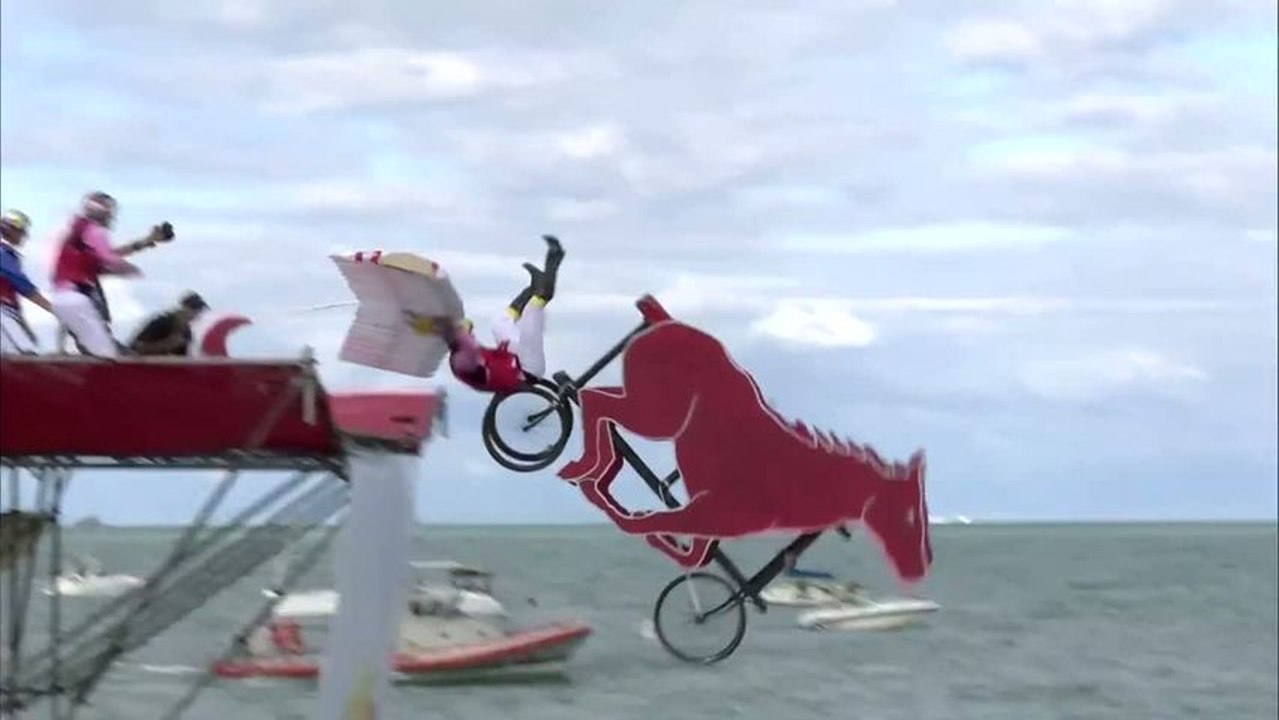 Les plus belles chutes du Red Bull flugtag