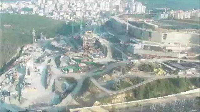 Agaoglu Maslak 1453 inşaat videosu