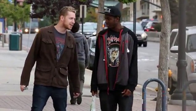 Guy Walking Down The Streets Telling People Im High