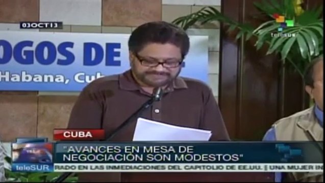 Las FARC publican informe sobre acuerdos en diálogos de paz