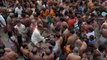 Indian Hindu devotees perform annual 'Tarpan' rituals