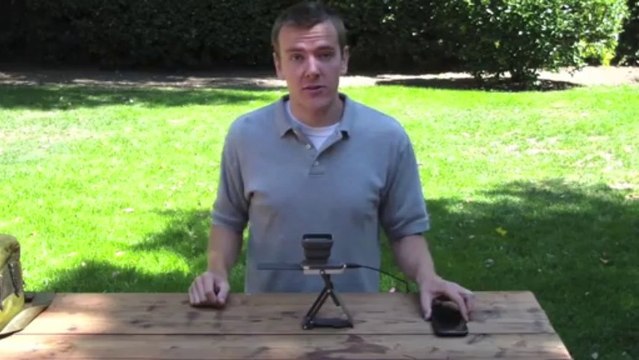 Recharger son iPhone avec du feu