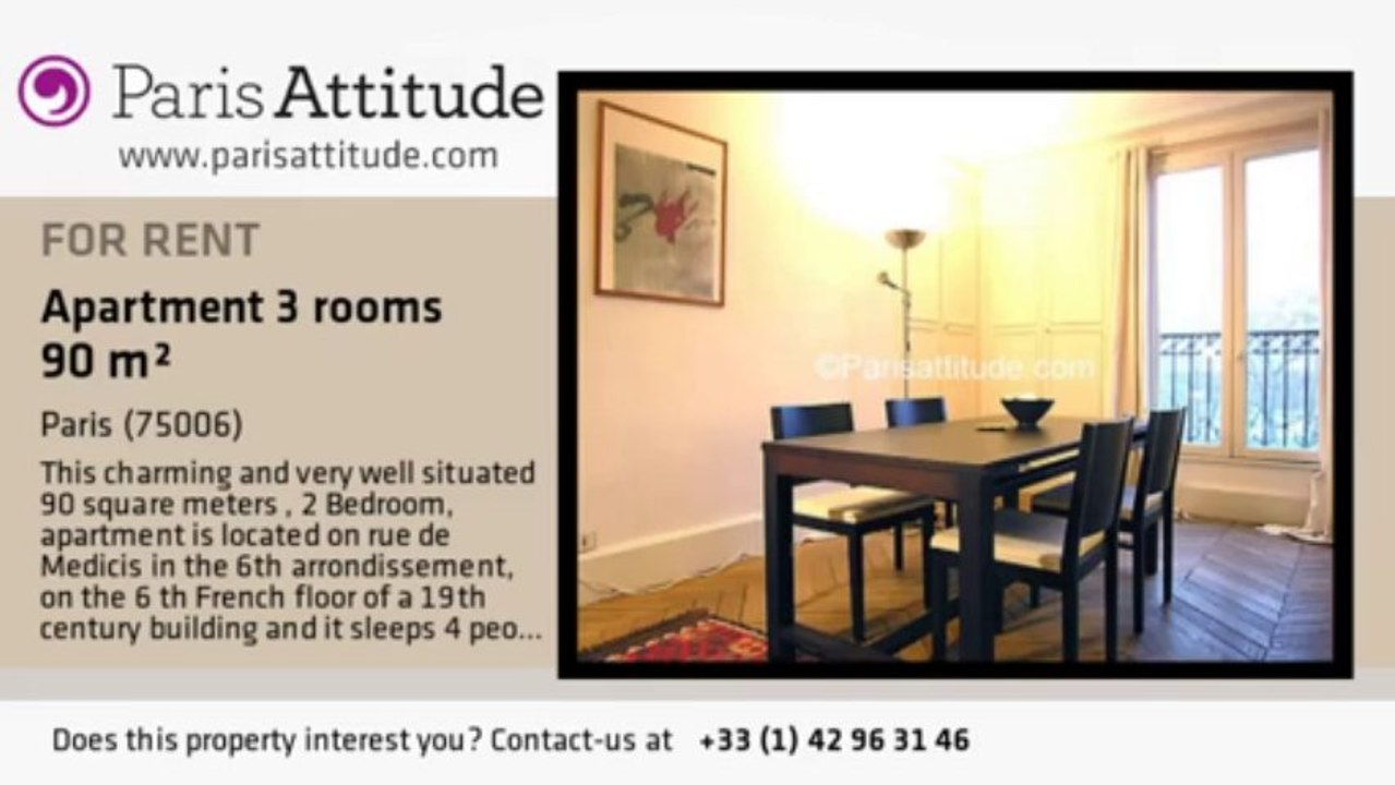 2 Bedroom Apartment for rent - Jardin du Luxembourg, Paris - Ref. 6910
