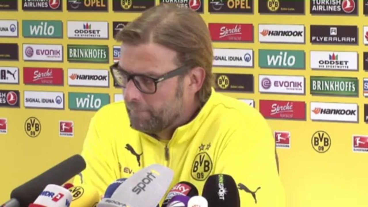 Klopp bricht pk ab: "jetzt is' vorbei!"