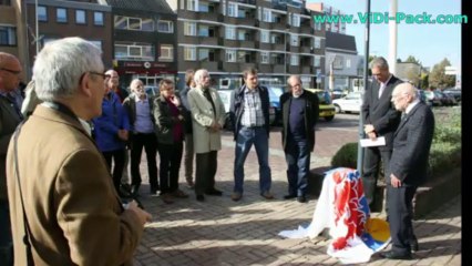 Onthulling oude oostenrijkse grenspaal Brunssum 03-10-2013