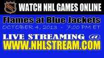 Watch Calgary Flames vs Columbus Blue Jackets Live NHL Game Online