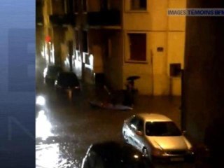 Les rues de Sètes sous l'eau - 04/10