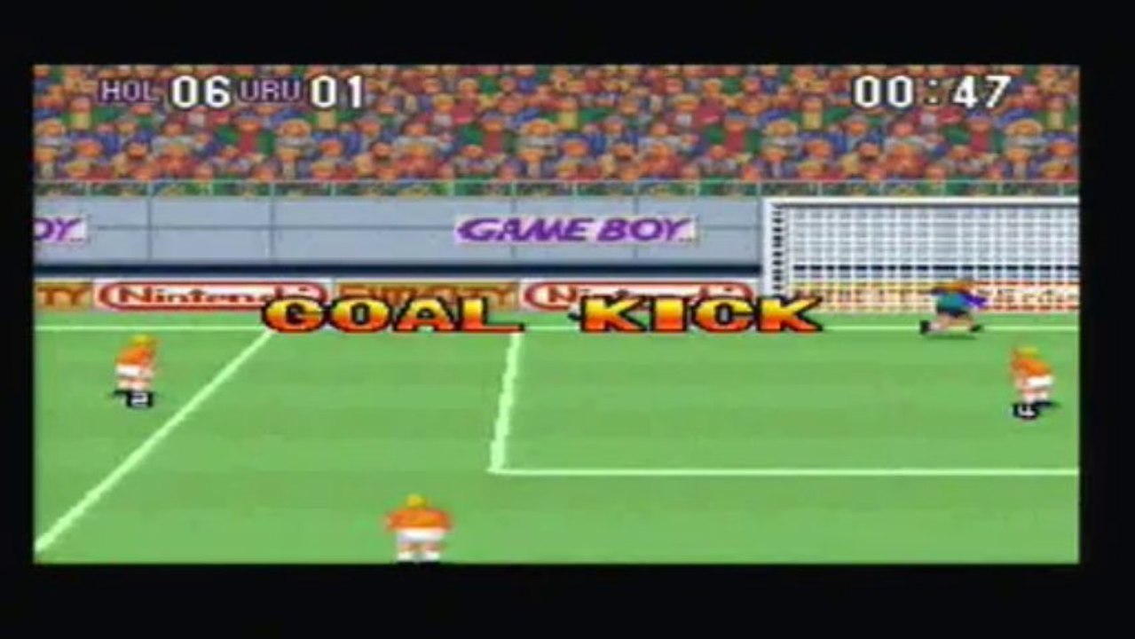 SNES - Super Soccer - Game 2 - Holland vs Uruguay