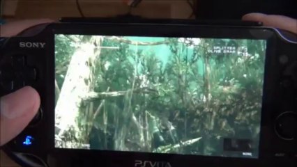 PS VITA Gameplay Metal Gear 3 HD