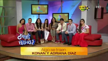 Algo se traen Konan y Adriana Díaz