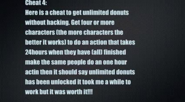 Simpsons tapped out 4 different cheats including unlimited donuts without jailbreak or hack