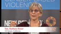 Barbara Boxer on Combatting Military Sexual Assault