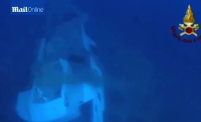 Rescue workers release video of submerged migrant boat