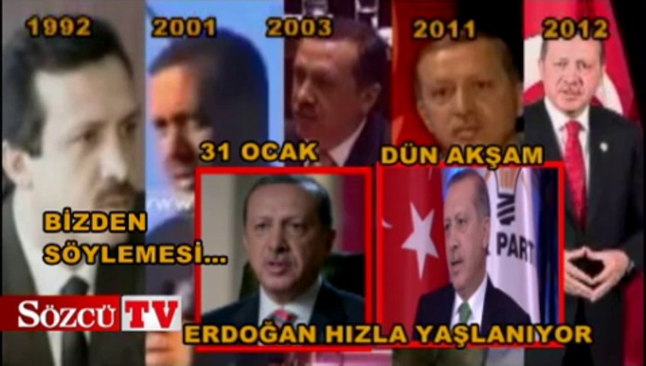 Erdoğan asbiyetinden ve hırsından hızla yaşlanıyor