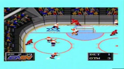 Mega Drive - NHLPA 93 - Ottawa vs Detroit - Final - Game 3