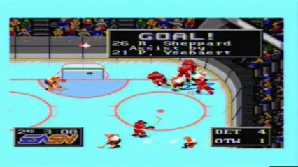 Mega Drive - NHLPA 93 - Ottawa vs Detroit - Final - Game 4