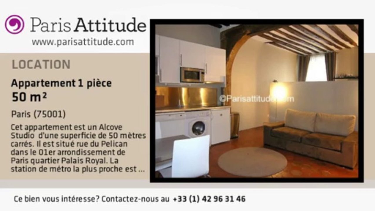 Appartement Alcove Studio à louer - Palais Royal, Paris - Ref. 1938