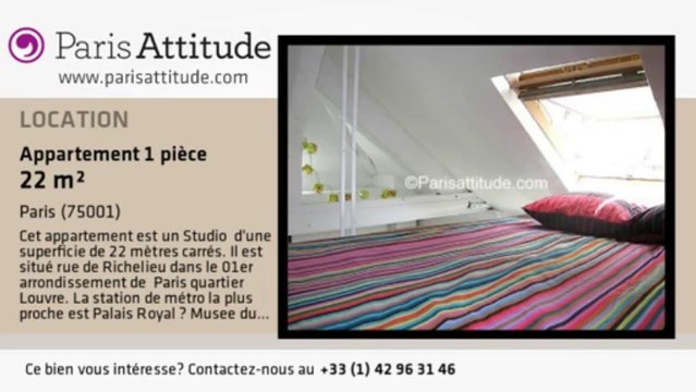 Appartement Studio à louer - Palais Royal, Paris - Ref. 2341