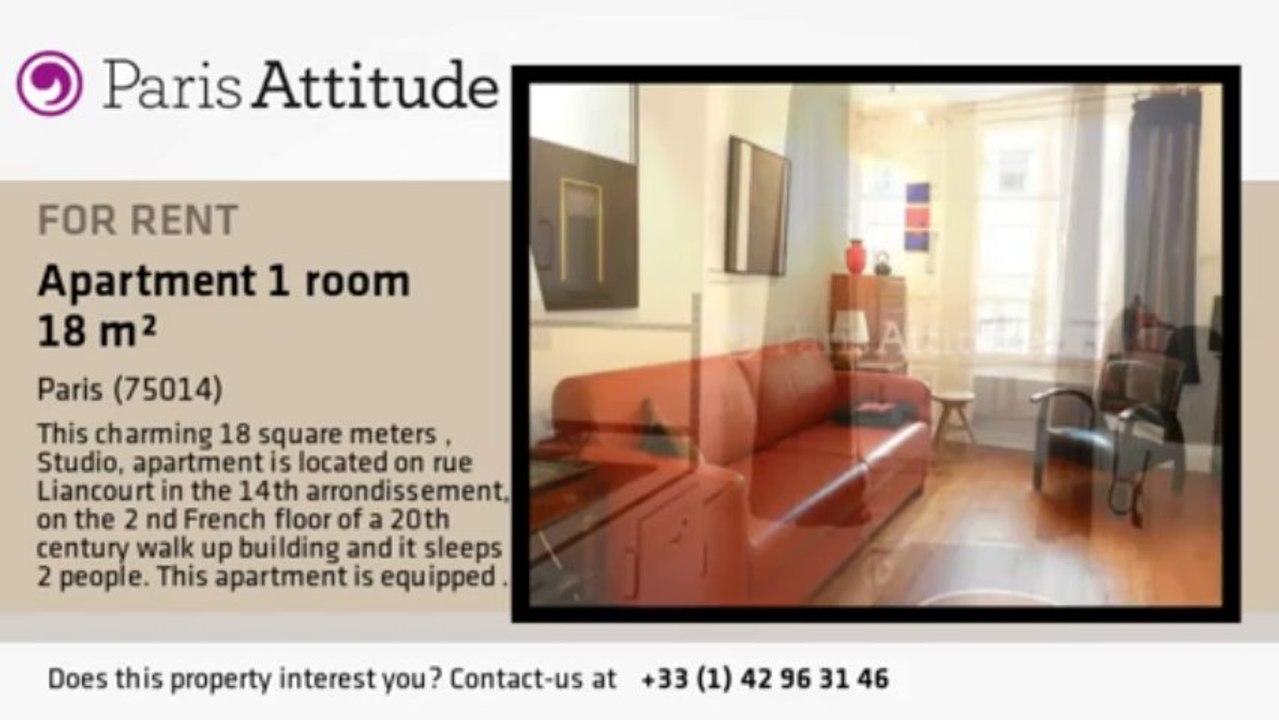 Studio Apartment for rent - Montparnasse, Paris - Ref. 8562