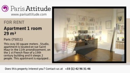Studio Apartment for rent - Parmentier, Paris - Ref. 6689