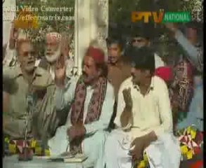 PTV-KACHAHRI - KHUDA DINO SHAH WITH MURTAZA SHAH AT BHIT SHAH .002
