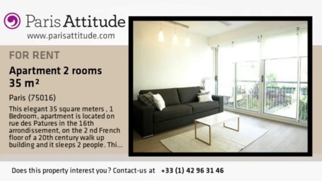 1 Bedroom Apartment for rent - Maison de la Radio, Paris - Ref. 7434