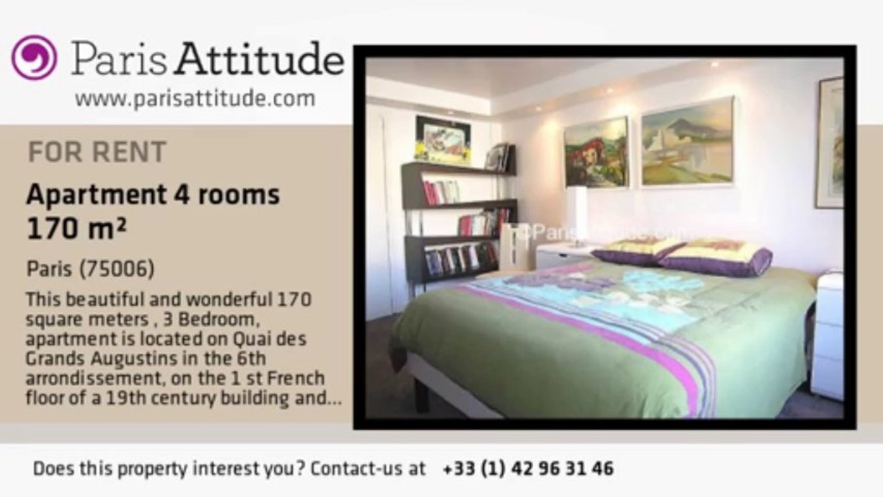 3 Bedroom Duplex for rent - St Germain, Paris - Ref. 6274