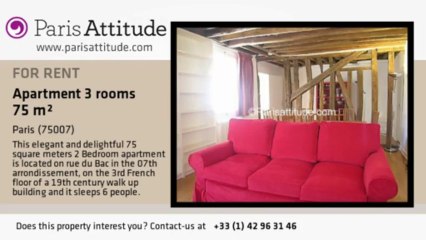 2 Bedroom Apartment for rent - Musée d'Orsay, Paris - Ref. 4568
