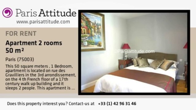 1 Bedroom Apartment for rent - Arts et Métier, Paris - Ref. 6114