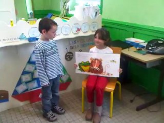 "la grenouille qui avait une grande bouche" racontée par Lucas