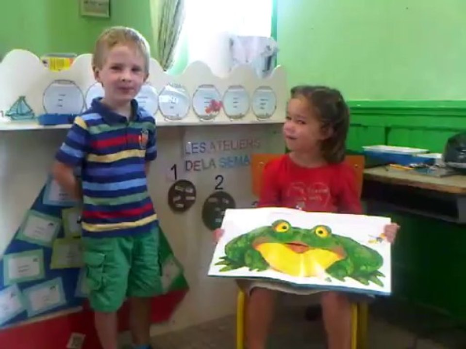 "La grenouille qui avait une grande bouche" racontée par Alex