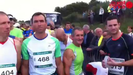 Trail Muco à La Chapelle-Erbrée - Le soleil dans la course