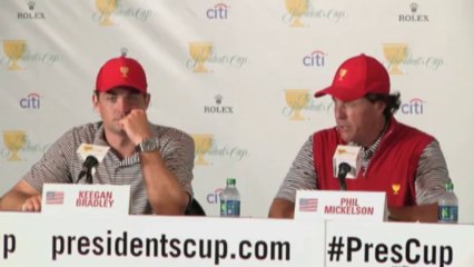 Presidents Cup - Mickelson, encantado con la respuesta