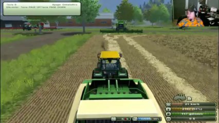 Farming Simulator 2013 "Entrenando al Pollo Chucha" con el Wero, Duxa, Tum Tum, Alfata y Beaner
