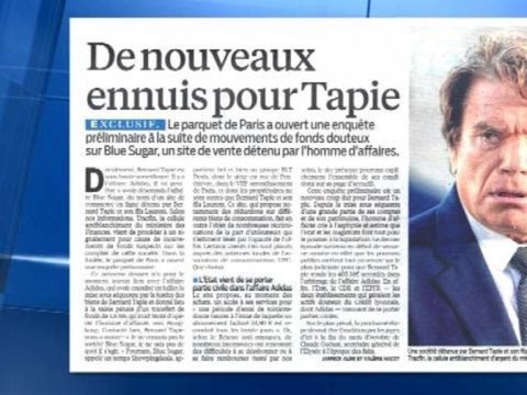 Laurent Tapie: Mon père n’a jamais eu aucun rôle dans la société Blue Sugar