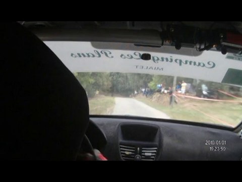 camera embarquee bernard - sauvier peugeot 207 r3 rallye des camisards 2013 es4 les bousquets