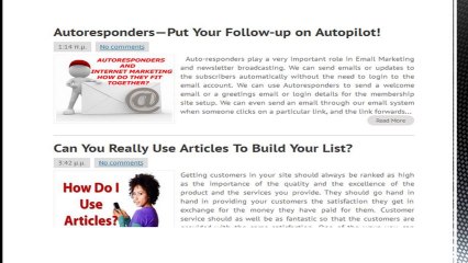 Can You Really Use Articles To Build Your List ?