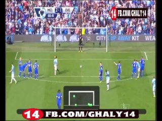 أهداف اللقــــاء .. مانشستر سيتى 3 - 1 ايفرتـــون