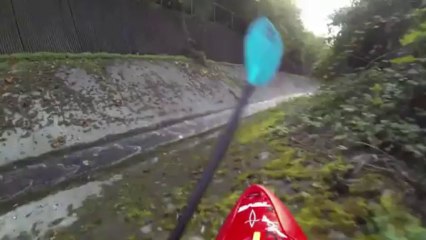 Kayaking Down a Drainage Ditch
