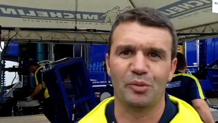 Un ingénieur de Michelin sur le Rallye de France